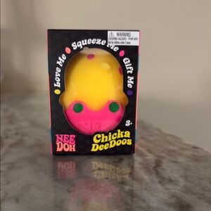Chicka DeeDoos Yellow & Pink Squeeze Toy